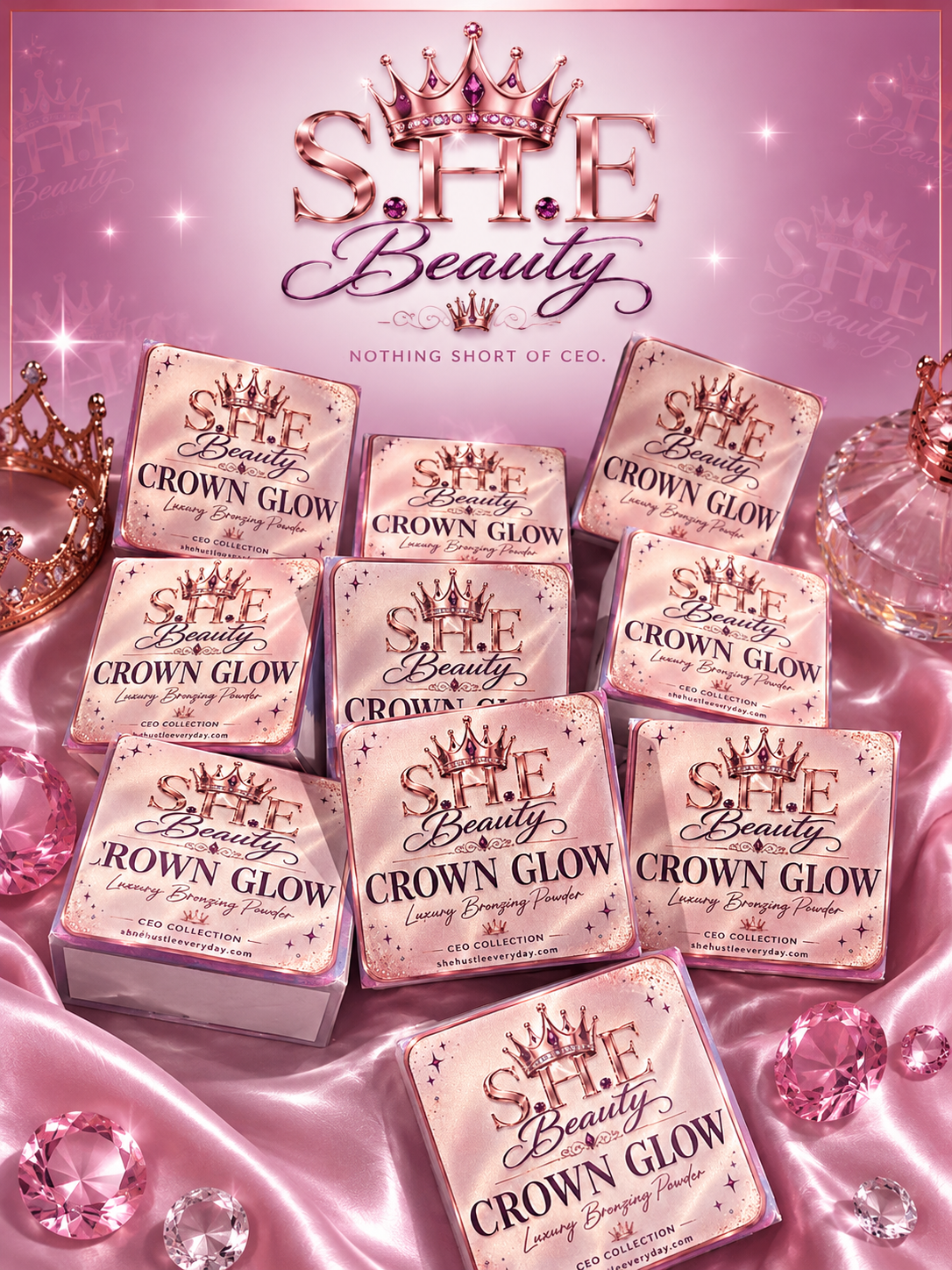 CROWN GLOW Luxury Bronzing Powder