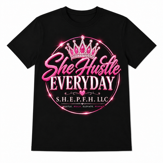 Short Sleeve T-Shirt | She Hustle & Custom Designs