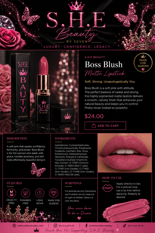 Boss Blush Matte Lipstick
