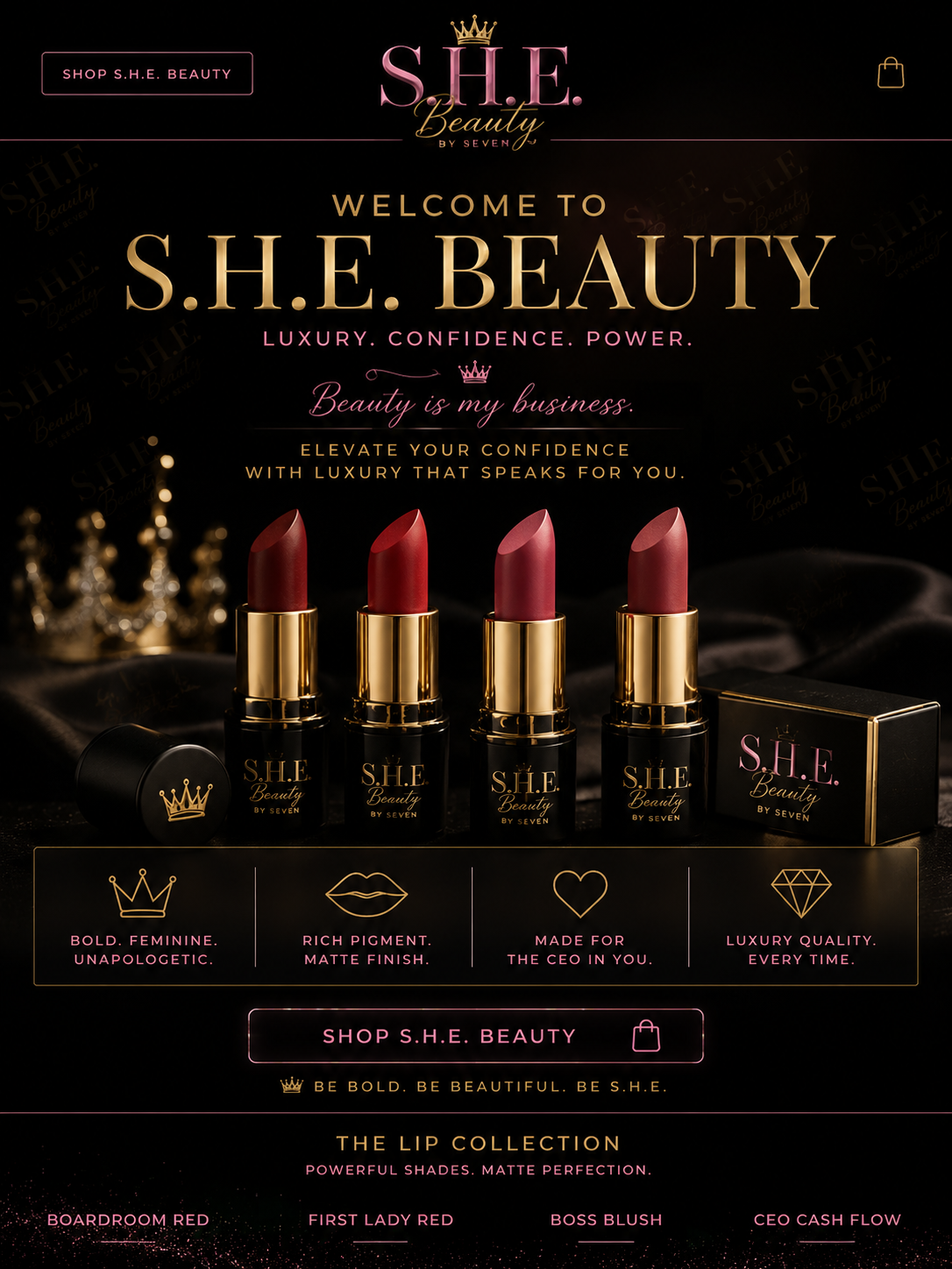 First Lady Red – Matte Lipstick