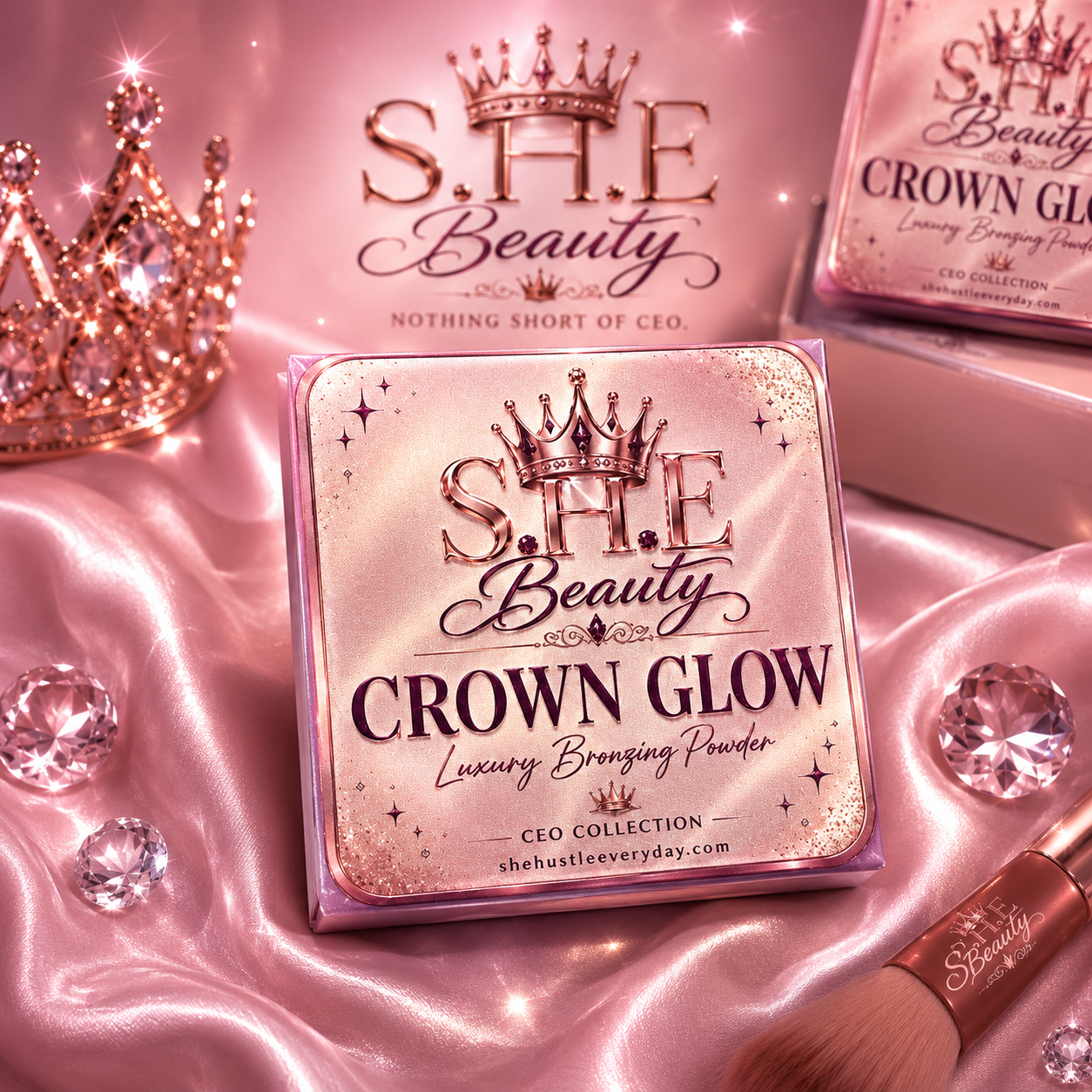 CROWN GLOW Luxury Bronzing Powder